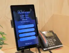 画像:チェックイン機